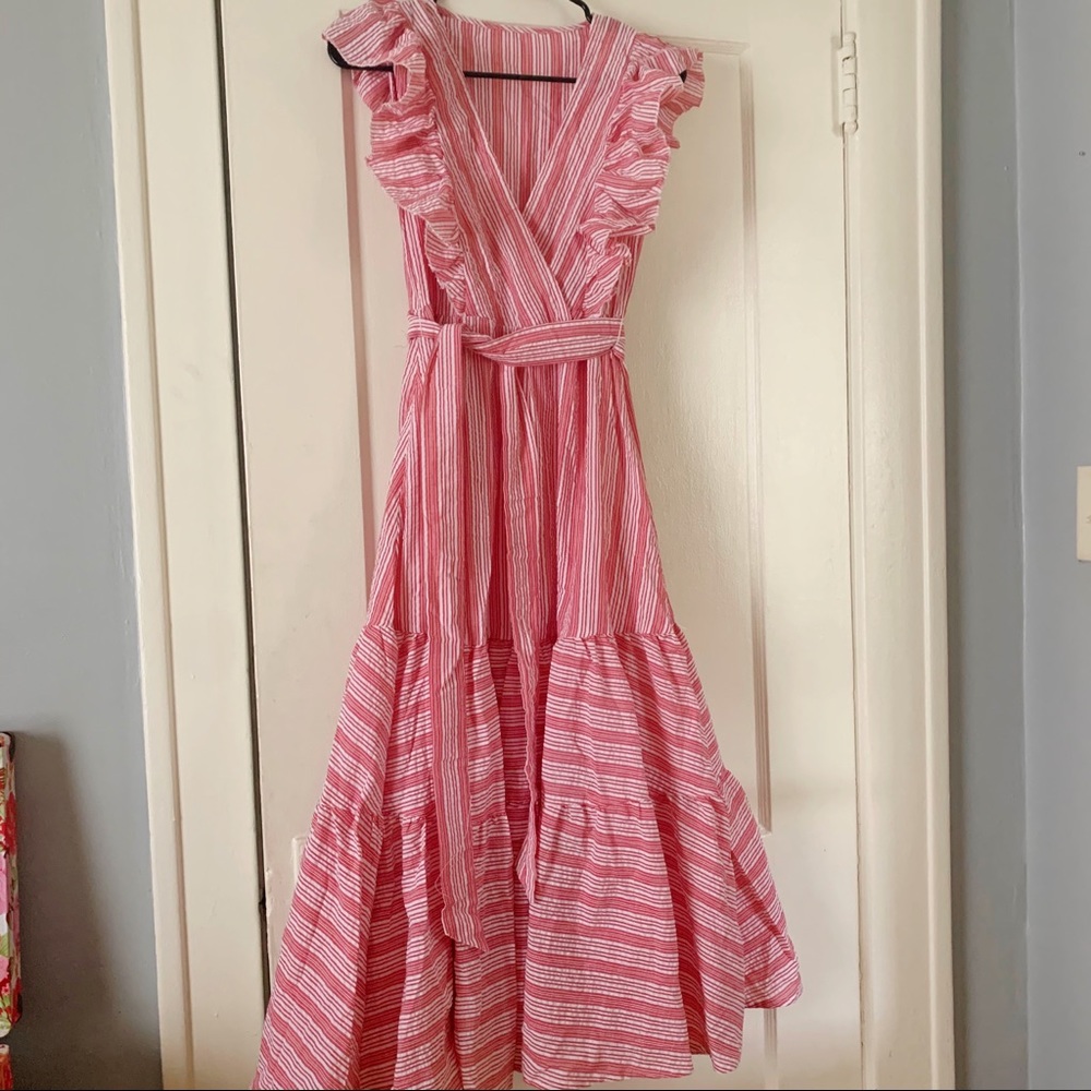 Romantic pink picnic dress